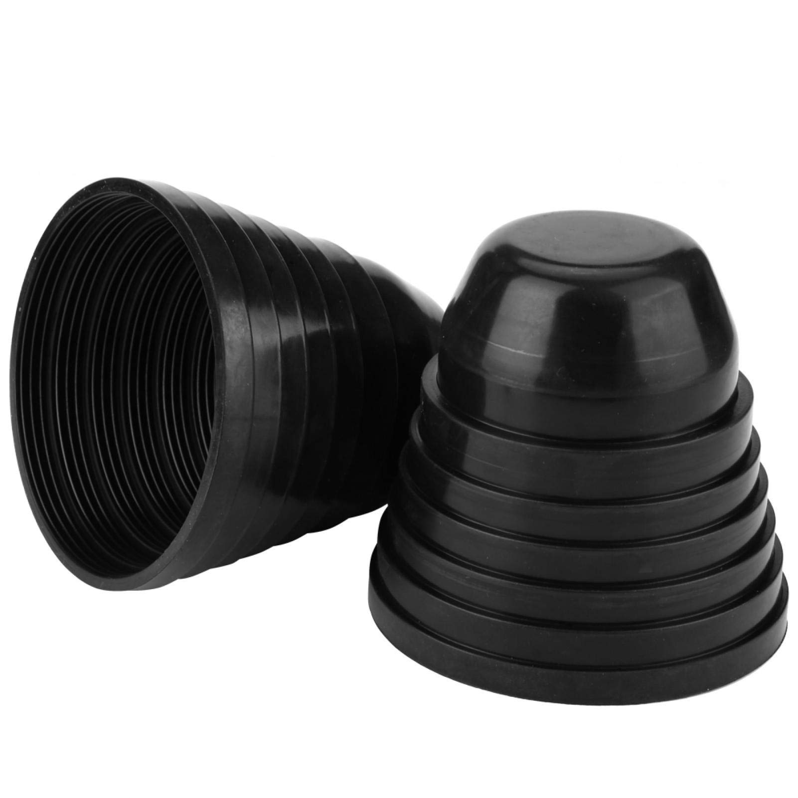 aqxreight Fundas para Faros LED de 95mm 2 Piezas Cubiertas de Caucho Impermeables y Antipolvo para Protección de Faros con Agujero Pretaladrado para Cableado