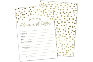 Advice and Well Wishes Cards for a Memorable Retirement Celebration