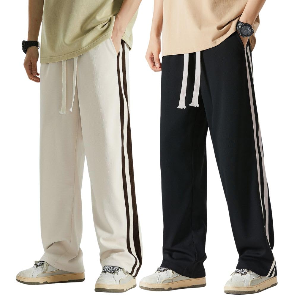 Men's Loose Mid Rise Casual Trousers Pants | Regular | Sports Stylish Treck Pant | Sweatpants (Available in Plus Size and Combo Pack of 2)