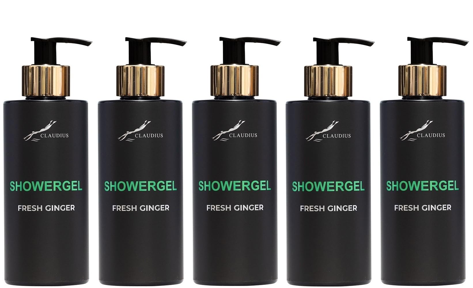 Showergel Fresh Ingwer 300ml - Goldpumpe - 5 Stück