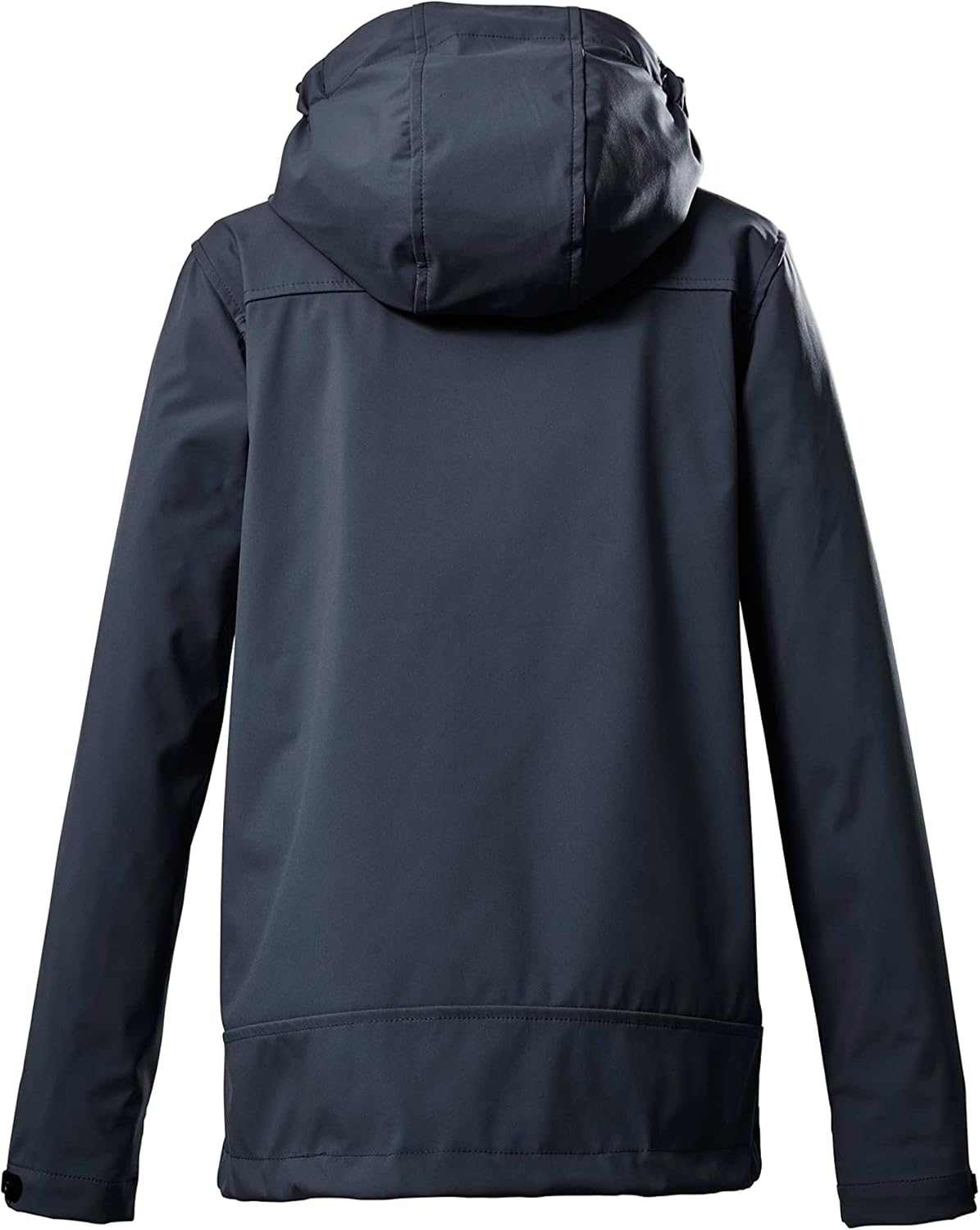 killtec Boy's Softshell jack/outdoorjack met capuchon KOS 219 BYS SFTSHLL JCKT, anthracite, 152, 39118-000