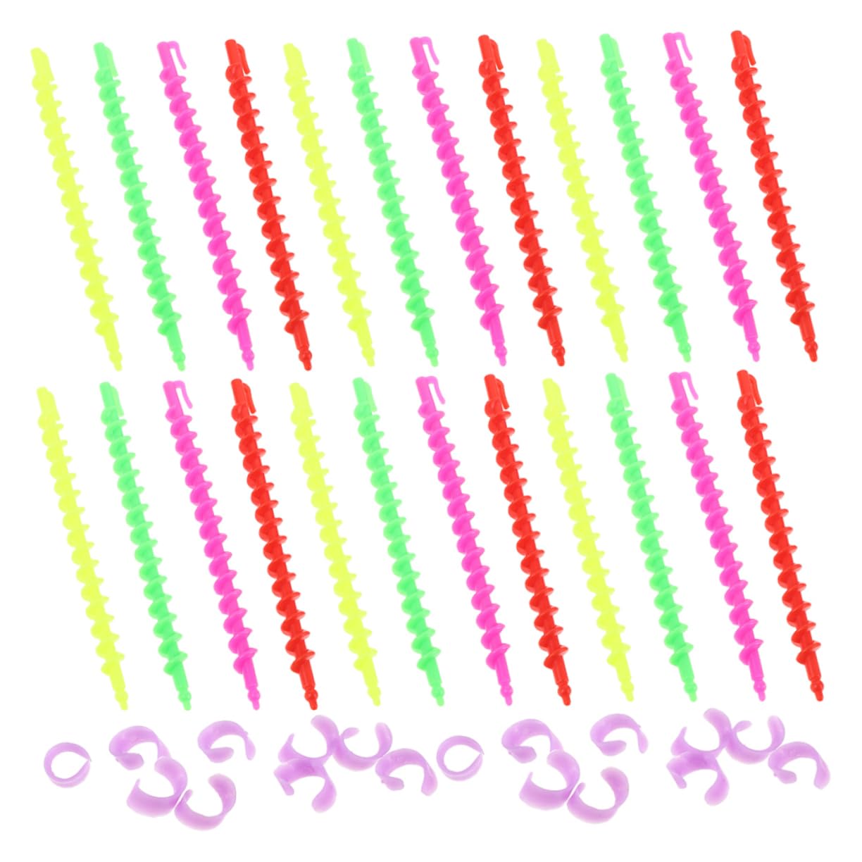FRCOLOR 5 Set Di Bigodini Per Ondulati A Spirale Bigodini Per Per Donne E Uomini Per Lo Styling Dei Corti 26 Pezzi * 5