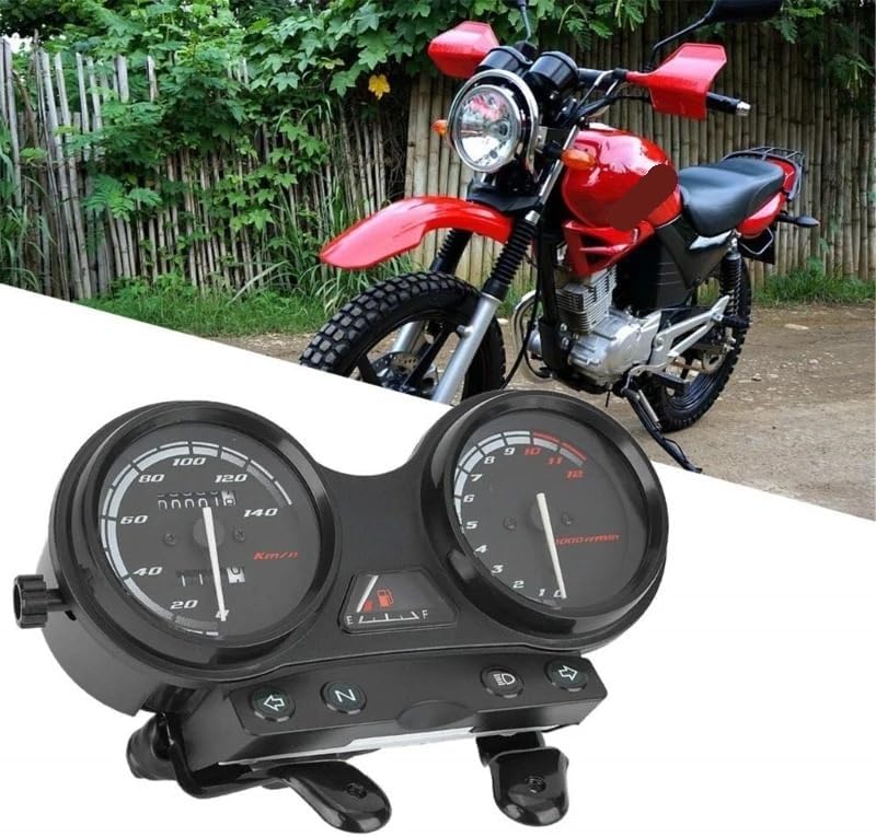 Dashboard Gauge Motorcycle Speed Meter Replacement Digital Tachometer Odometer for YBR 125