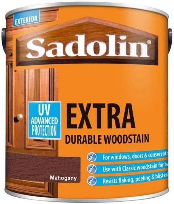 Sadolin EXTRA WOODSTAIN (YELLOW TIN) 2.5lt - Mahogany