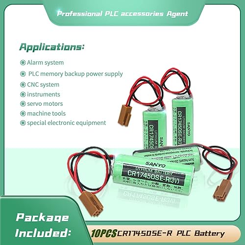 Miniatura 4 de 2 unids 3V CR17450SE-R  A98L-0031-0012 2500mah PLC batería para FANUC con enchufe US Stock