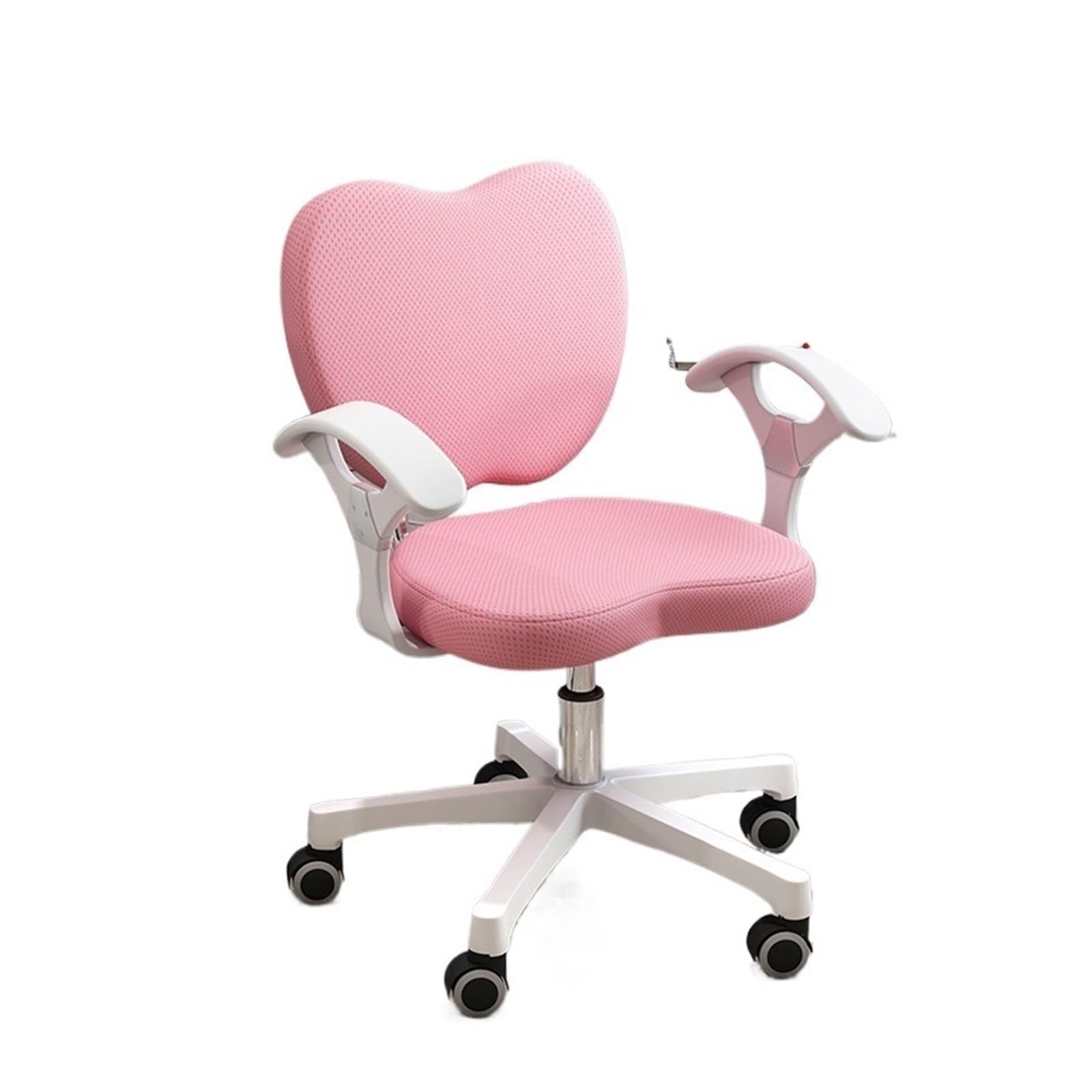 Krzesła biurowe do domu Krzesło szkolne dla dzieci, biurowe, ergonomiczne, z siatki, do nauki regulacją wysokości użytku domowego, szkolnego i biurowego Krzesło biurowe(Pink)