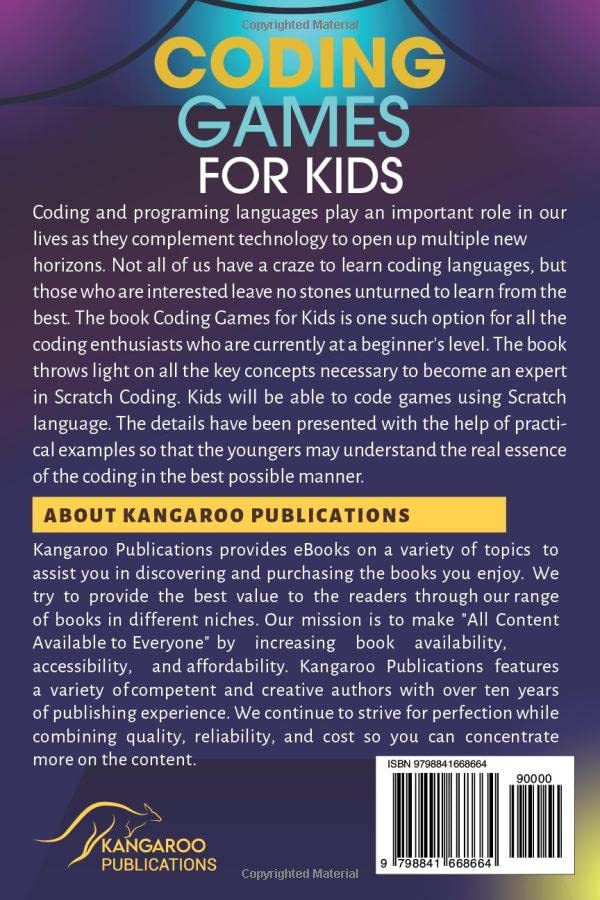 Miniatura 2 de Coding Games for Kids A Step-by-Step Guide and Creative Activities in Scratch for Creating Animations and Games