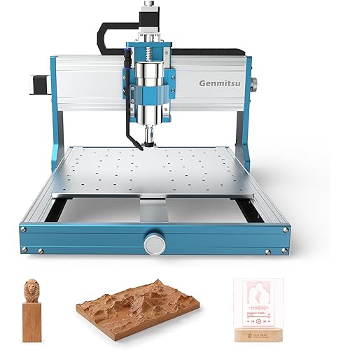 3030-PROVer MAX CNC Router Machine with Linear Guide & Ball Screw Motion, Achieve ±0.05mm Accuracy for High Precision Metal Aluminum Copper Acrylic Engraving, Supports 4th Axis Rotary Kit