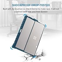 Vista 3 de Youtec Funda para Microsoft Surface Pro 7 PlusPro 7Pro 6Pro 5Pro 4, Surface Pro Funda protectora resistente con soporte para bolígrafo compatible