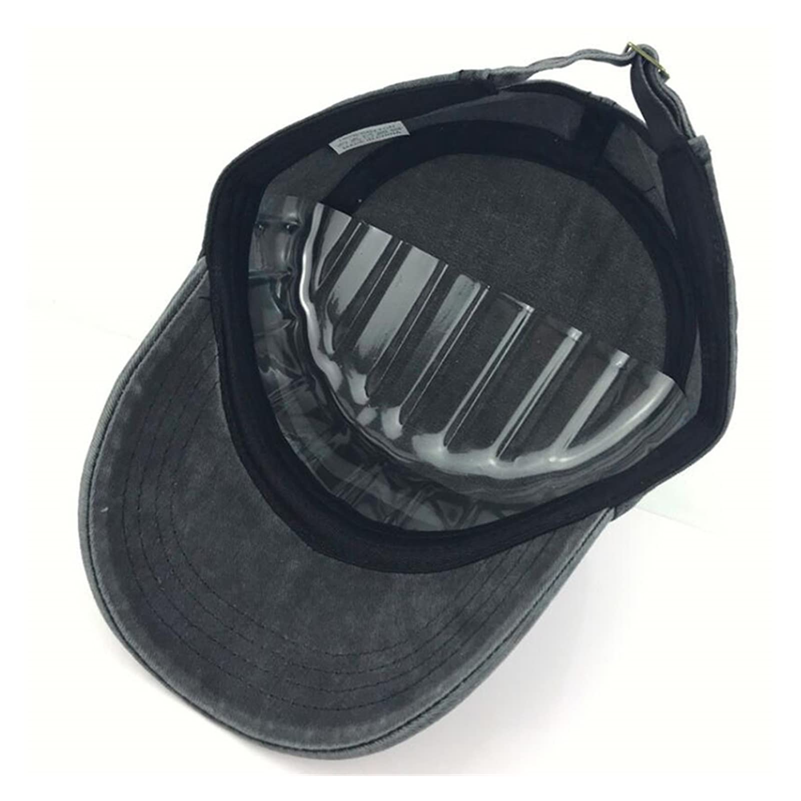 Berretto da Baseball con Parte Superiore Piatta Cappello Aderente Berretto da Baseball Cool da Uomo Cappello Hip-Hop a sommità Piatta for Adulti Chiusura Completa da Donna