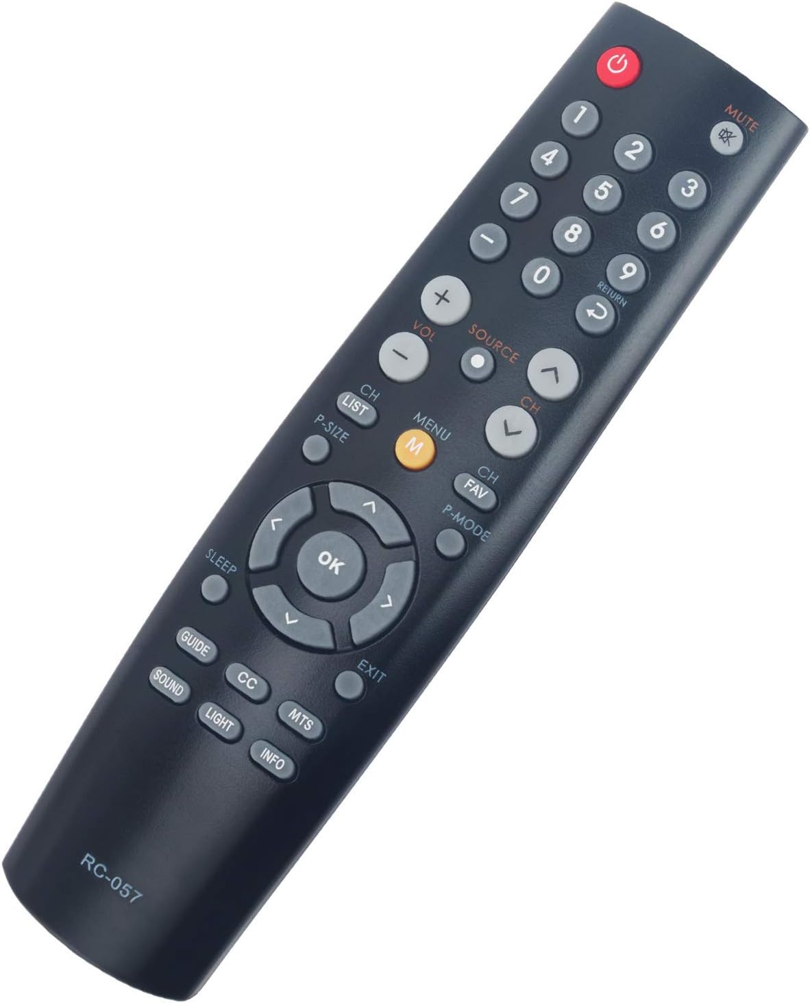 RC057 RC-057 Replace Remote Control Applicable for Coby TV TFTV4028 TFTV2225 EDTV1935 LEDTV3226 TFTV1925 TFTV3229 TFTV2225 TFTV2425 LEDTV5536 LEDTV1926