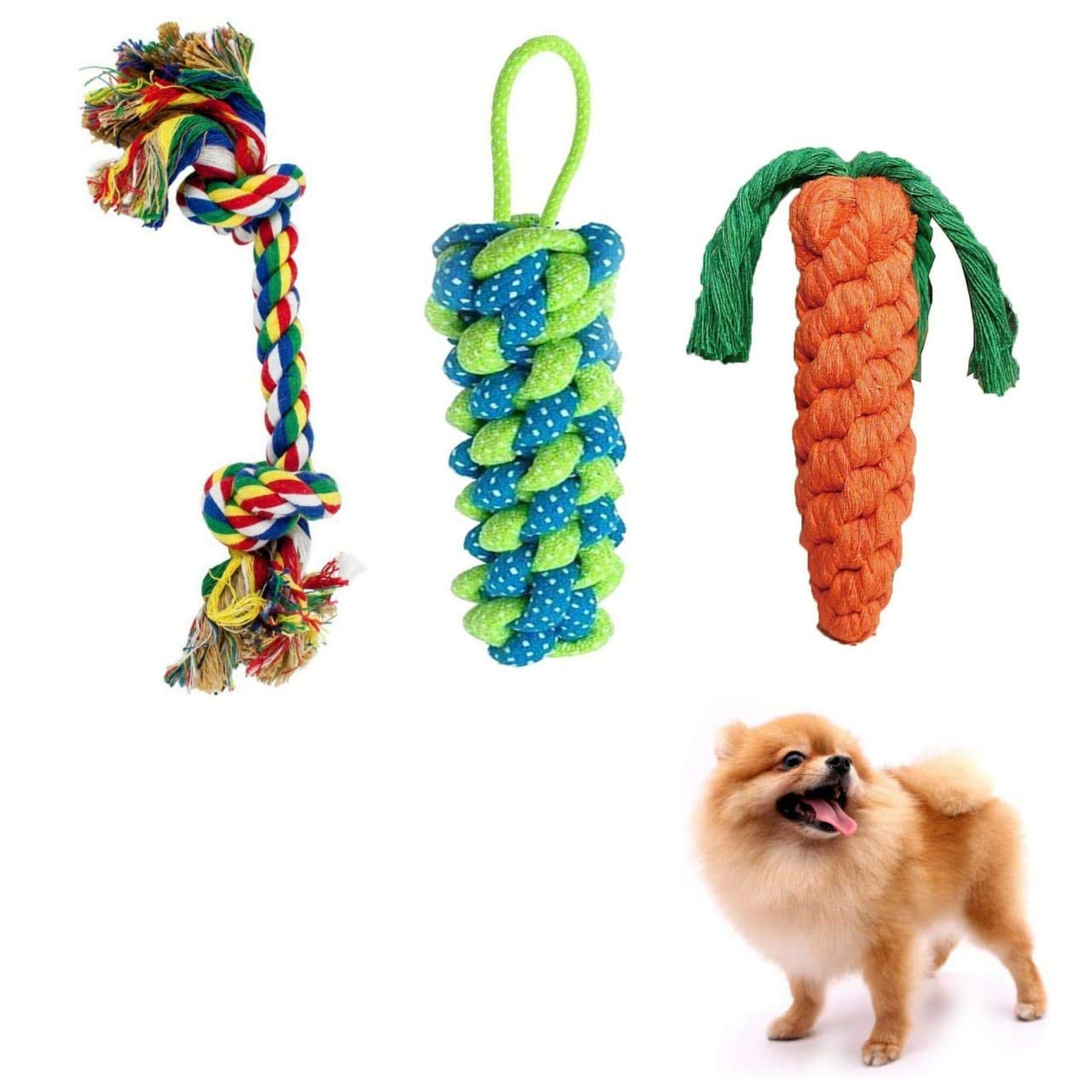 See full amazon price history chart for PSK PET MART Cotton Made 2 Knotted Carrot Rope Toys | 1 Handle Rope Cotton Ball Toys for Dogs & Puppies (Combo of 3) (Colour May Very) PSK PET MART Cotton Made 2 Knotted Carrot Rope Toys | 1 Handle Rope Cotton Ball Toys for Dogs & Puppies (Combo of 3) (Colour May Very) (B08CRSB24G) Amazon Price History, Amazon Price Tracker