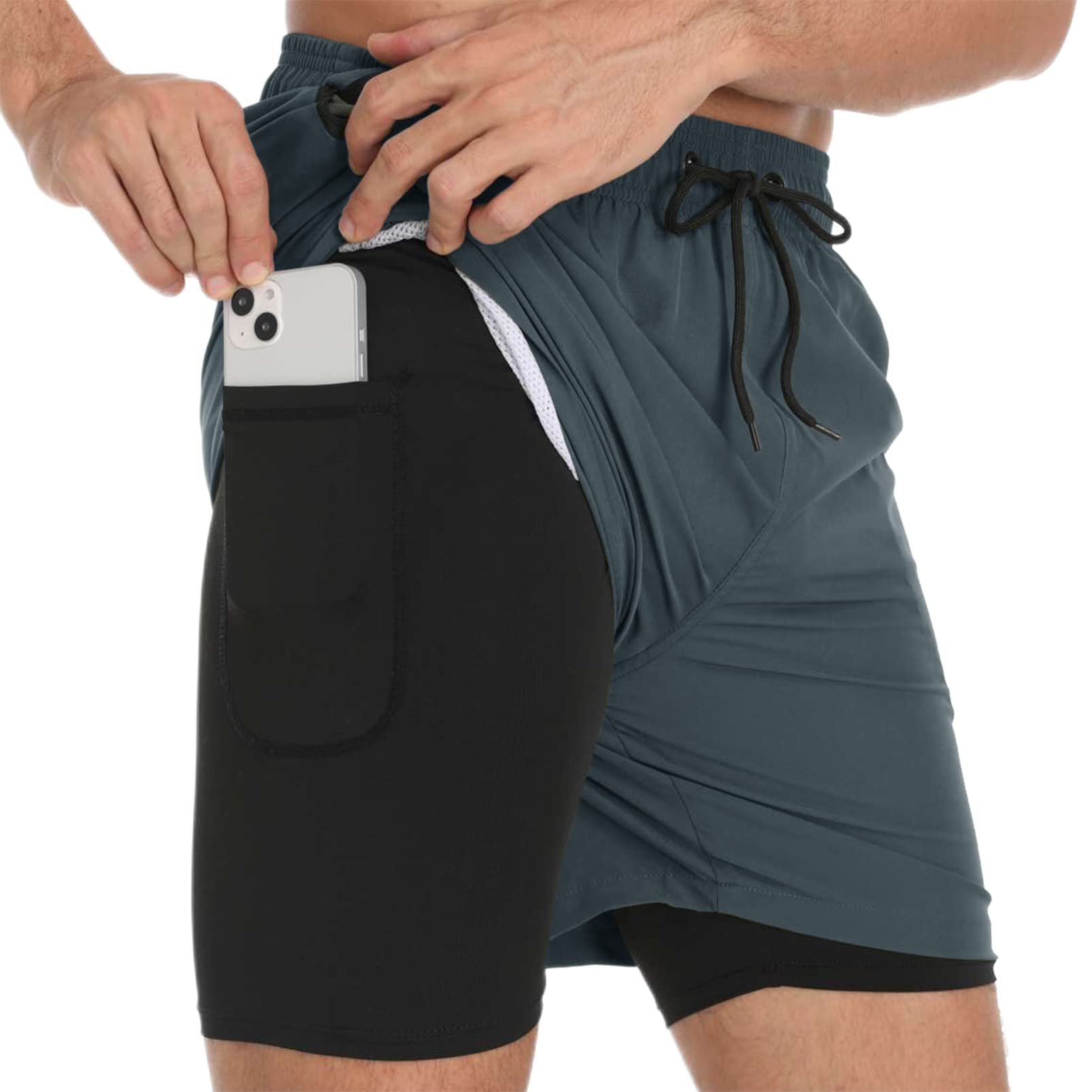 outfit spring Bañador Hombre Pantalones Cortos de Natación Secado Rápido, Shorts de Baño con Forro de Malla y Bolsillos Traje de Baño Ajustable para Playa Surf Deporte Vacaciones