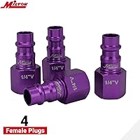 Vista 2 de Milton S-314VKIT Kit, 14pc Hi-Flo V style 1/4", Purple