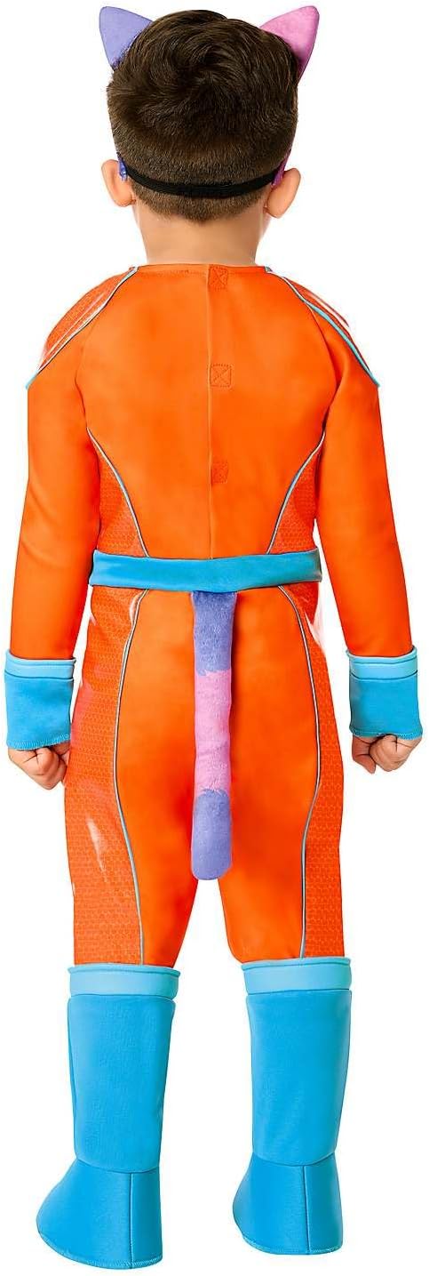 Spirit Halloween SuperKitties Toddler Buddy Light-Up Jumpsuit, Officially Licensed, Disney, Cat Suit Costume