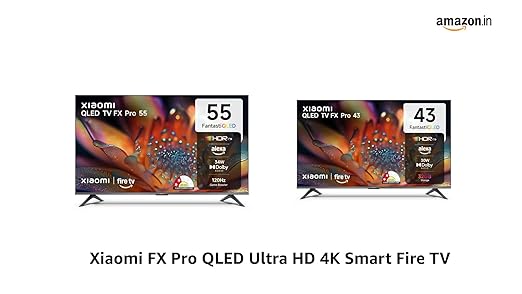 Xiaomi 138 cm (55 inch) FX Pro QLED Ultra HD 4K Smart Fire TV L55MB-FPIN