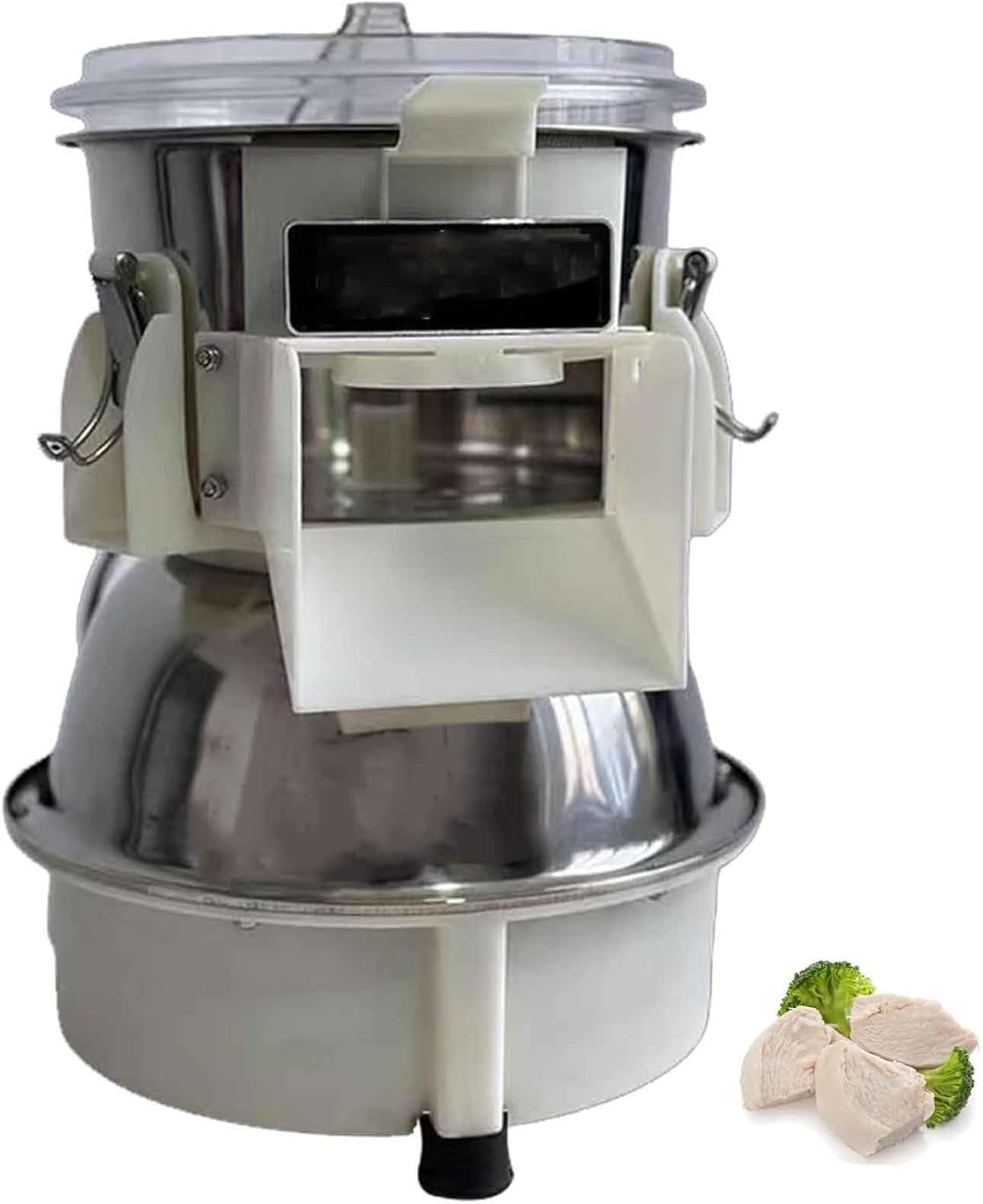 Picadora de Pollo,Trituradora de Pollo desmenuzada,Herramienta eléctrica para triturar Pollo de Acero inoxidable,Cuchillas de Acero inoxidable