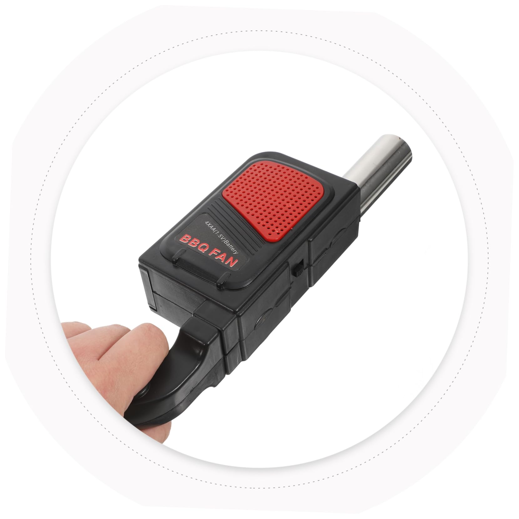 Toddmomy Soffiatore D'aria Portatile Per Barbecue 2 Pezzi, Accendifuoco Elettrico a Batterie Aa, Ventilatore Per Stufa e, Per Picnic e Campeggio