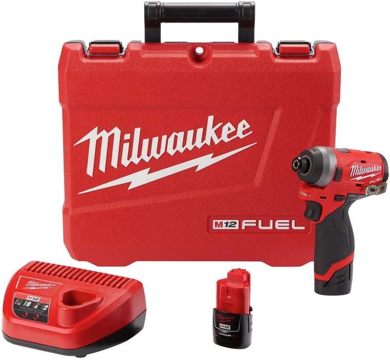 M12 Fuel 1/4" Hex Impact Driver Kit