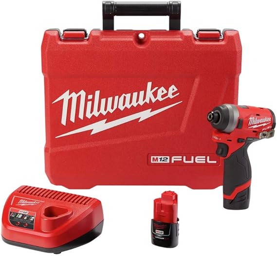 M12 Fuel 1/4" Hex Impact Driver Kit