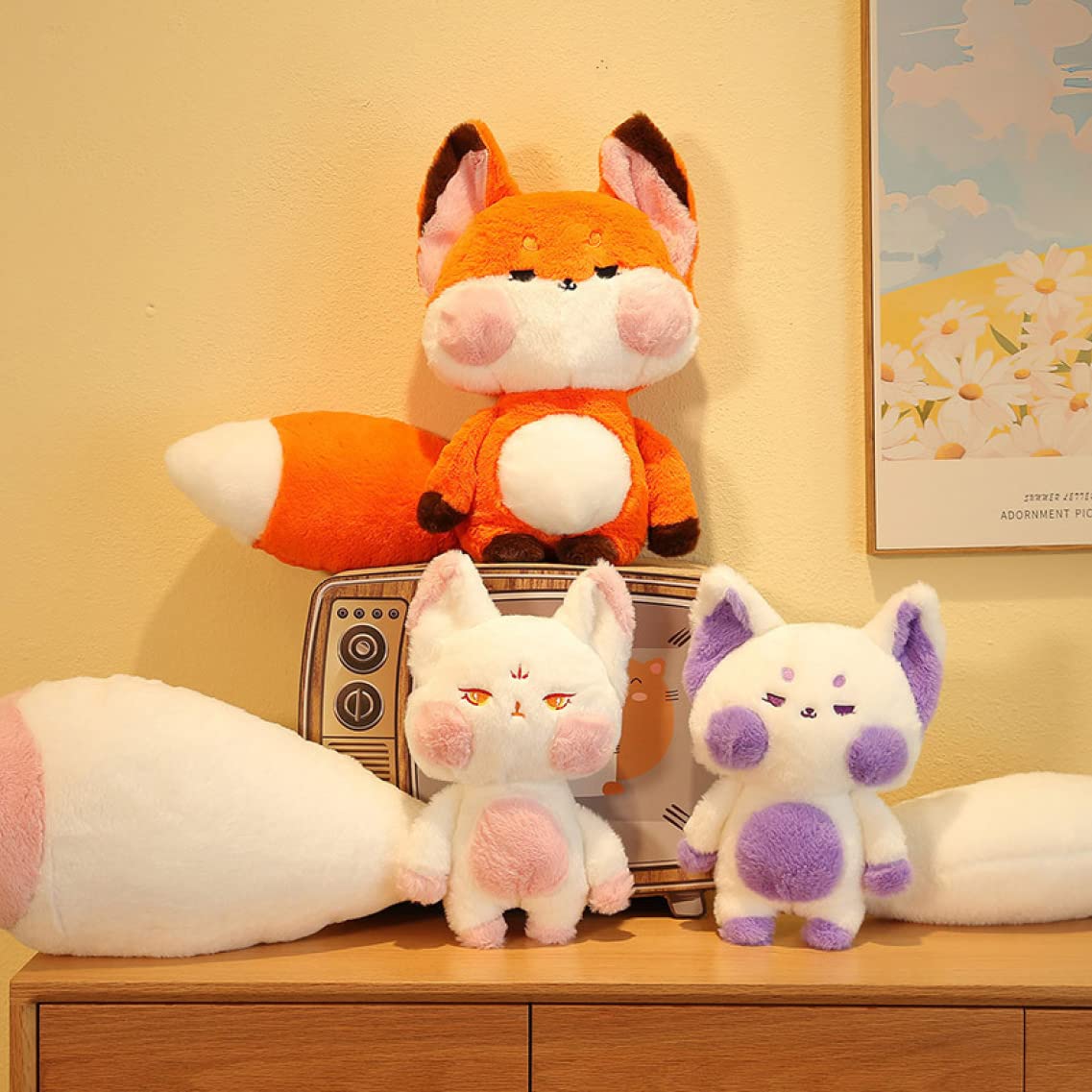 Amazon｜[LSDZW] ぬいぐるみ 狐 特大 動物 キツネ ぬいぐるみ 大きい