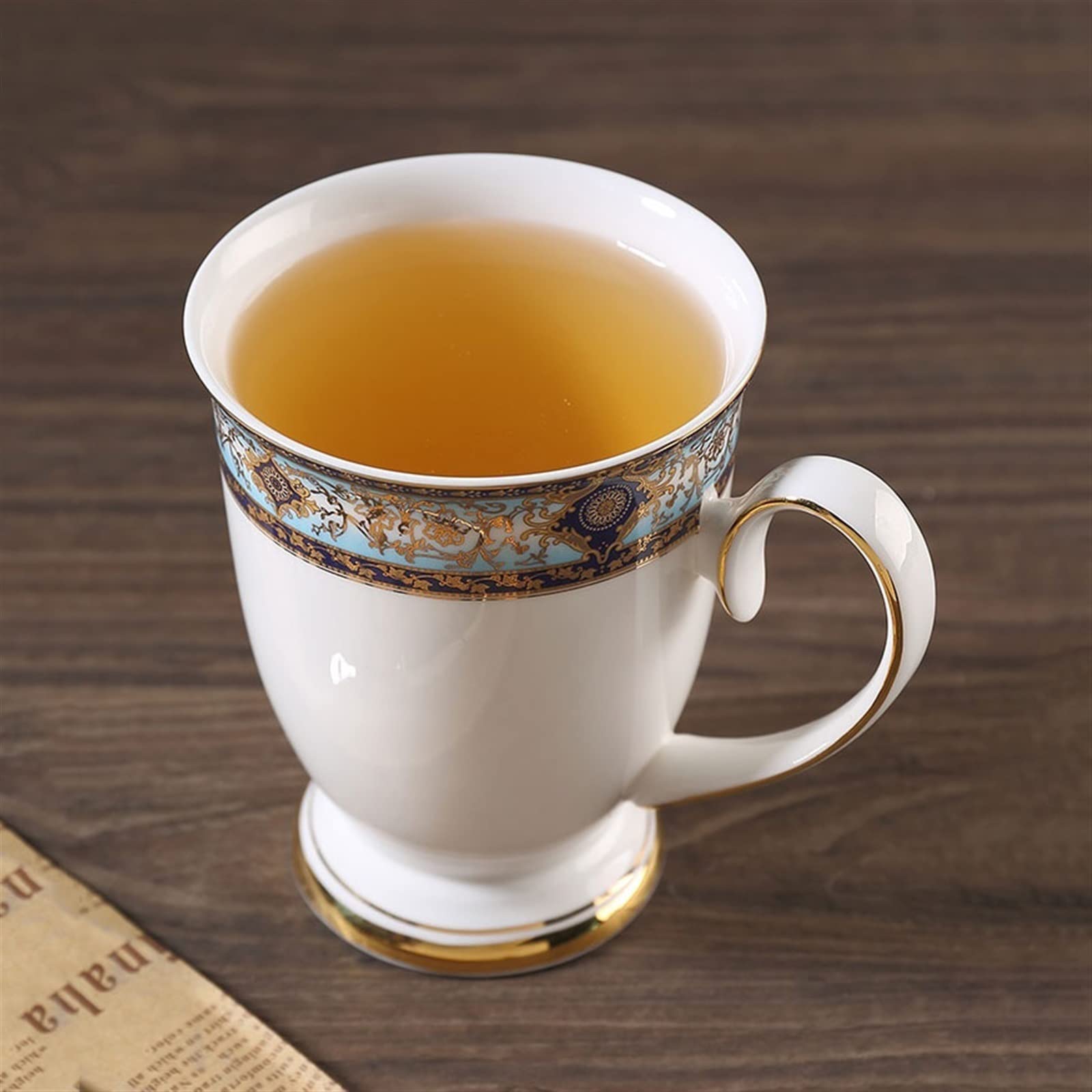 Latte Coffee 350Ml Porcelanowa Filiżanka Do Kawy Ręcznie Robiona Domowa Filiżanka Do Popołudniowej Herbaty Śniadanie Mleko Filiżanka Z Łyżeczką Zestaw Do Kawy