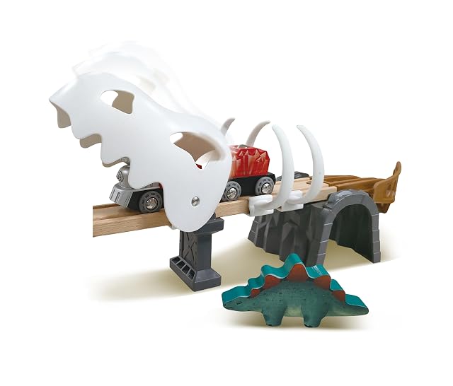 Foto 7 de 7 de Hape Conjunto de Aventura ferroviaria Dino