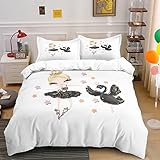 【Cadeau Idéal】Cet ensemble de housse de couette peut être offert en cadeau d'anniversaire ou en cadeau de Noël spécial pour votre conjoint, vos enfants, vos amis ou votre famille. C'est un excellent choix pour faire plaisir à vos proches.
