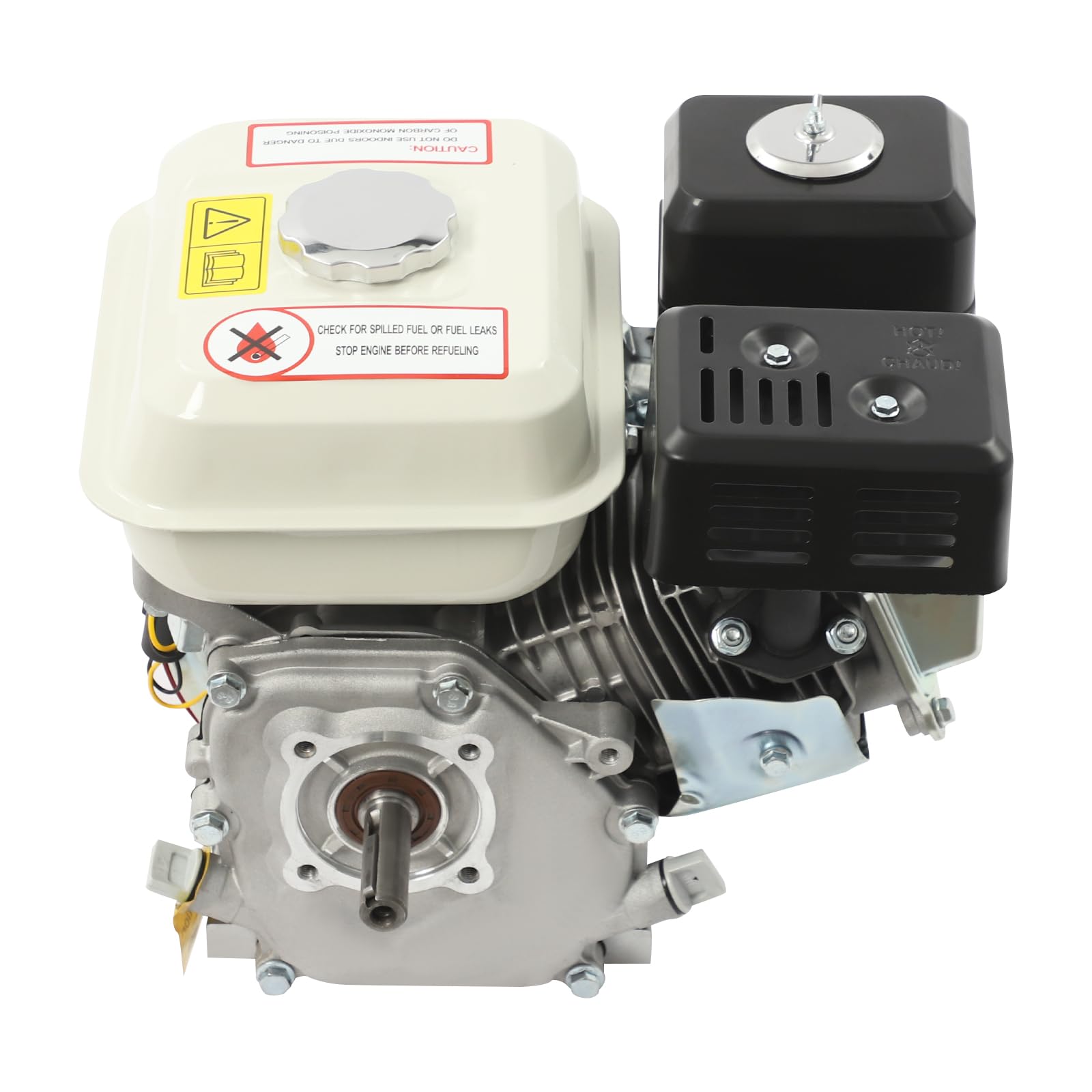 Motore a benzina da 7,5 CV, 212 cc, motore a 4 tempi, motore a benzina, con albero motore da 19 mm, motore industriale a quattro tempi raffreddato ad aria, per tosaerba, generatore