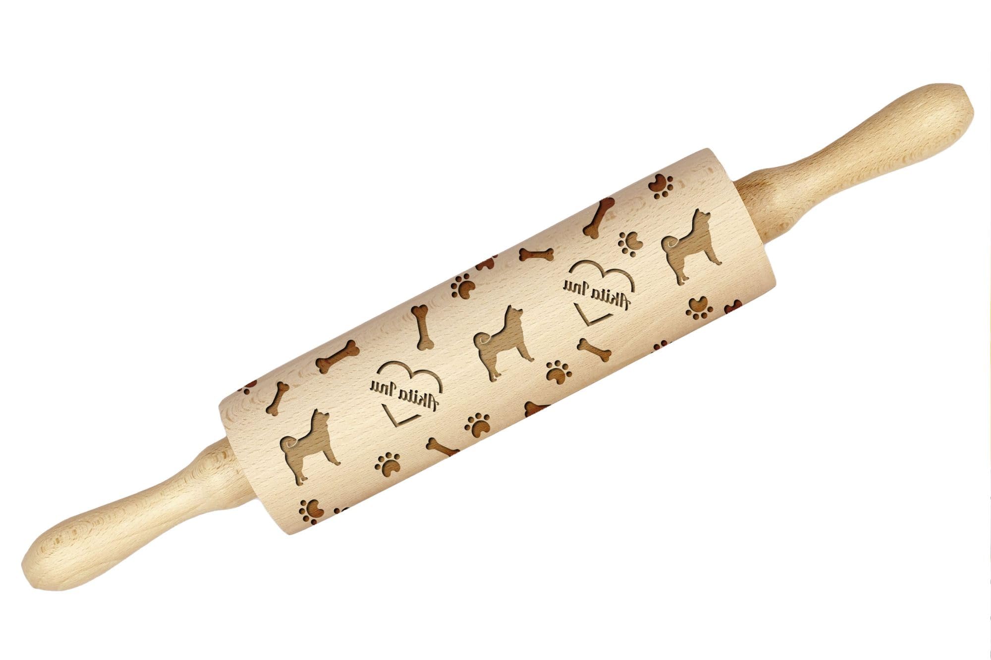 Rouleau à pâtisserie Akita Inu décoration biscuits pour cuisine créative