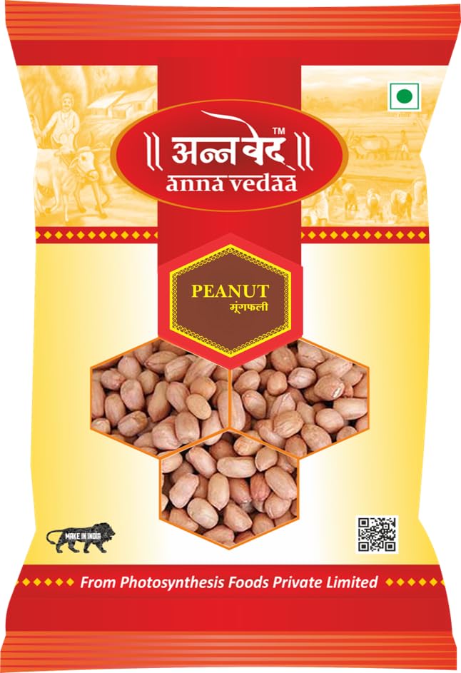 Anna Vedaa Raw Peanuts, Pink, 1 kg
