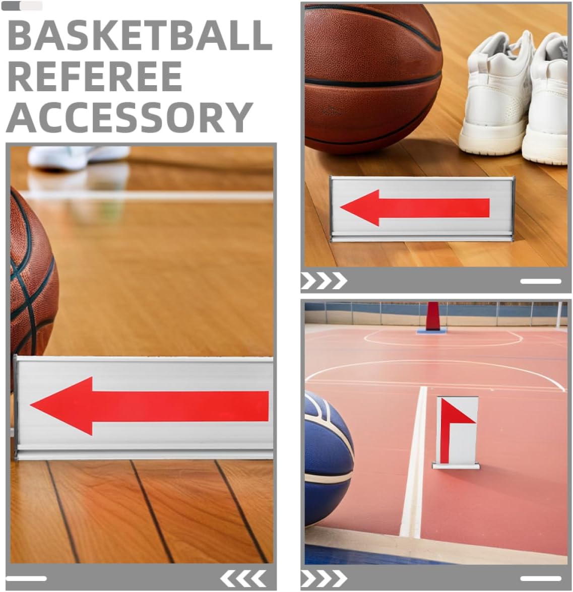 Abaodam 1set Aluminum Alloy Serve Change Indicator for Basketball Referees Arrow Direction Board for Accurate Possession Changes Essential Game Tool for Smooth Play