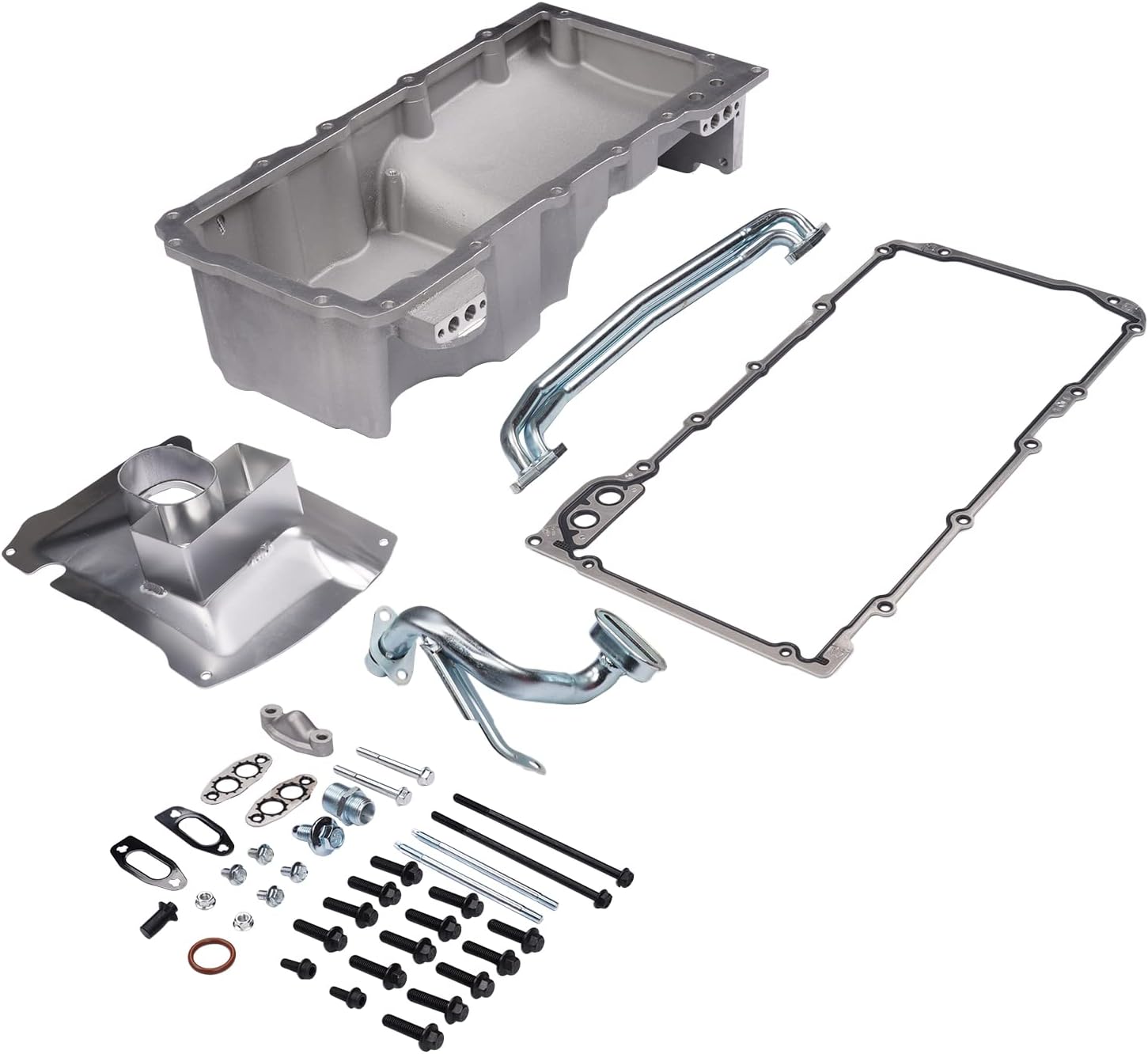 LS Engine Front Sump Oil Pan Retro Kit Replacement for Chevy LS1 LS2 LS3 LSX 6.2 6.0 5.3 4.8L 81076
