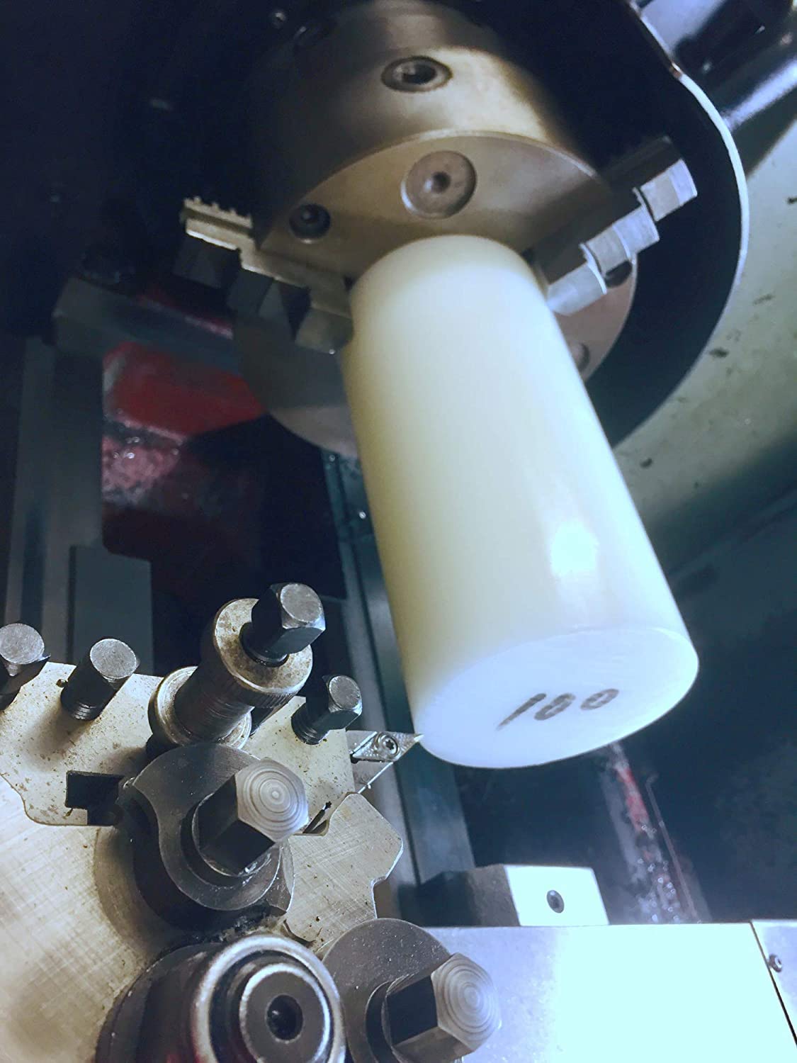 Asta In HDPE Nero - Diametro 50 Mm X Lunghezza 300 Mm - Polietilene Alta Densità Grado PE500 - Foto 5