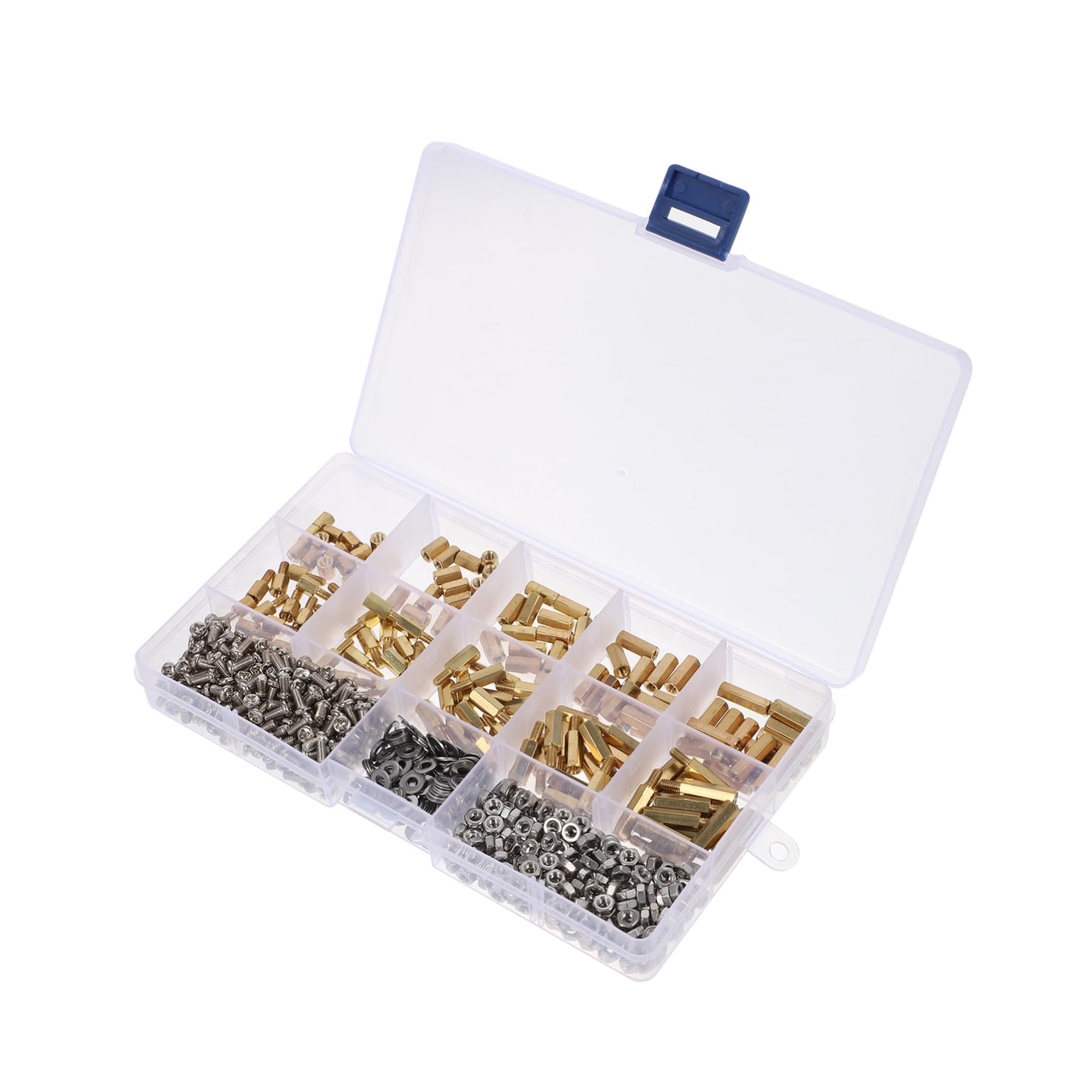 GARVALON 1set Assorted Standoffs and Screws Kit Fasteners for PCB Motherboard Electronics -Corrosive Hardware for Circuit Board Assembly