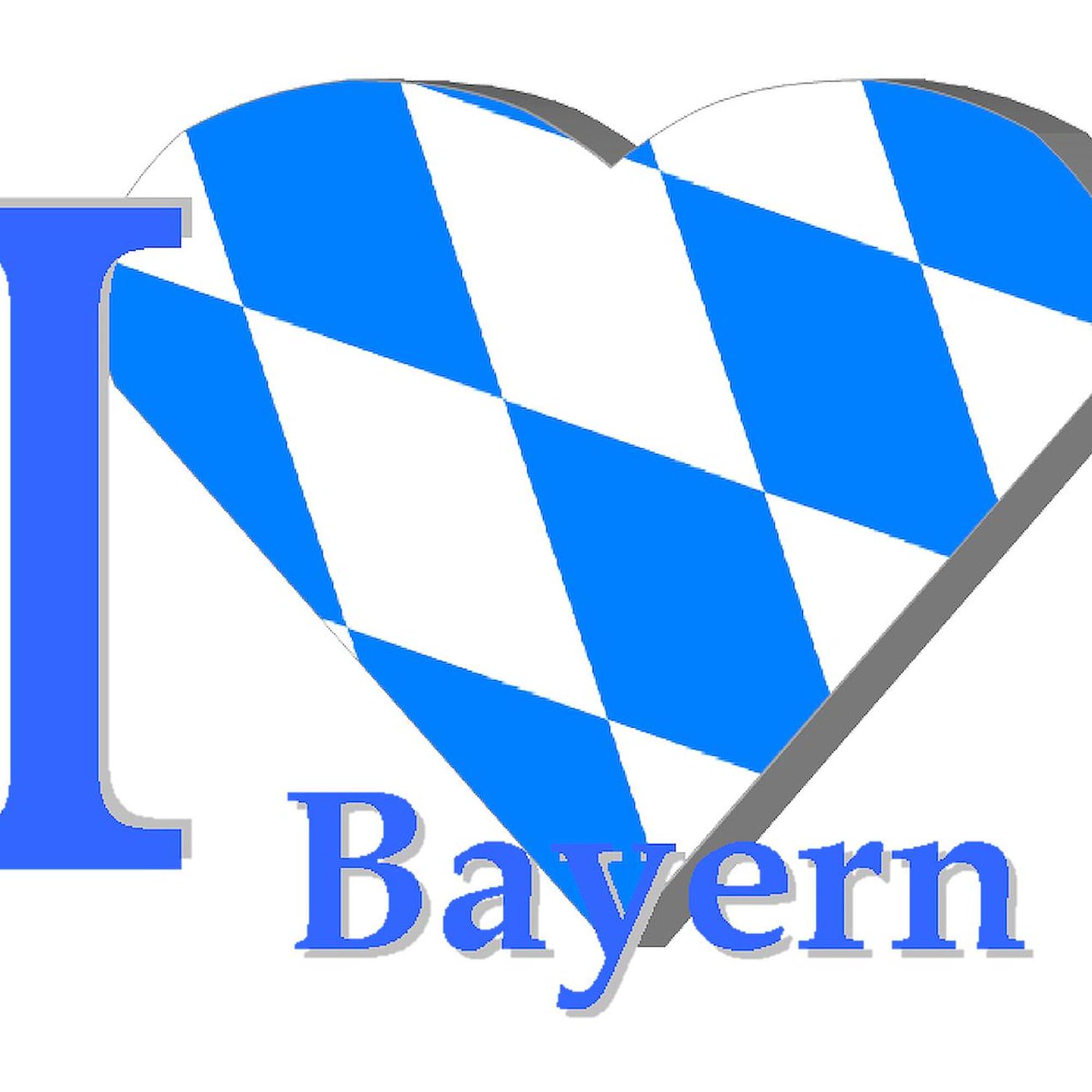 CafePress I Love Bayern Patches 4