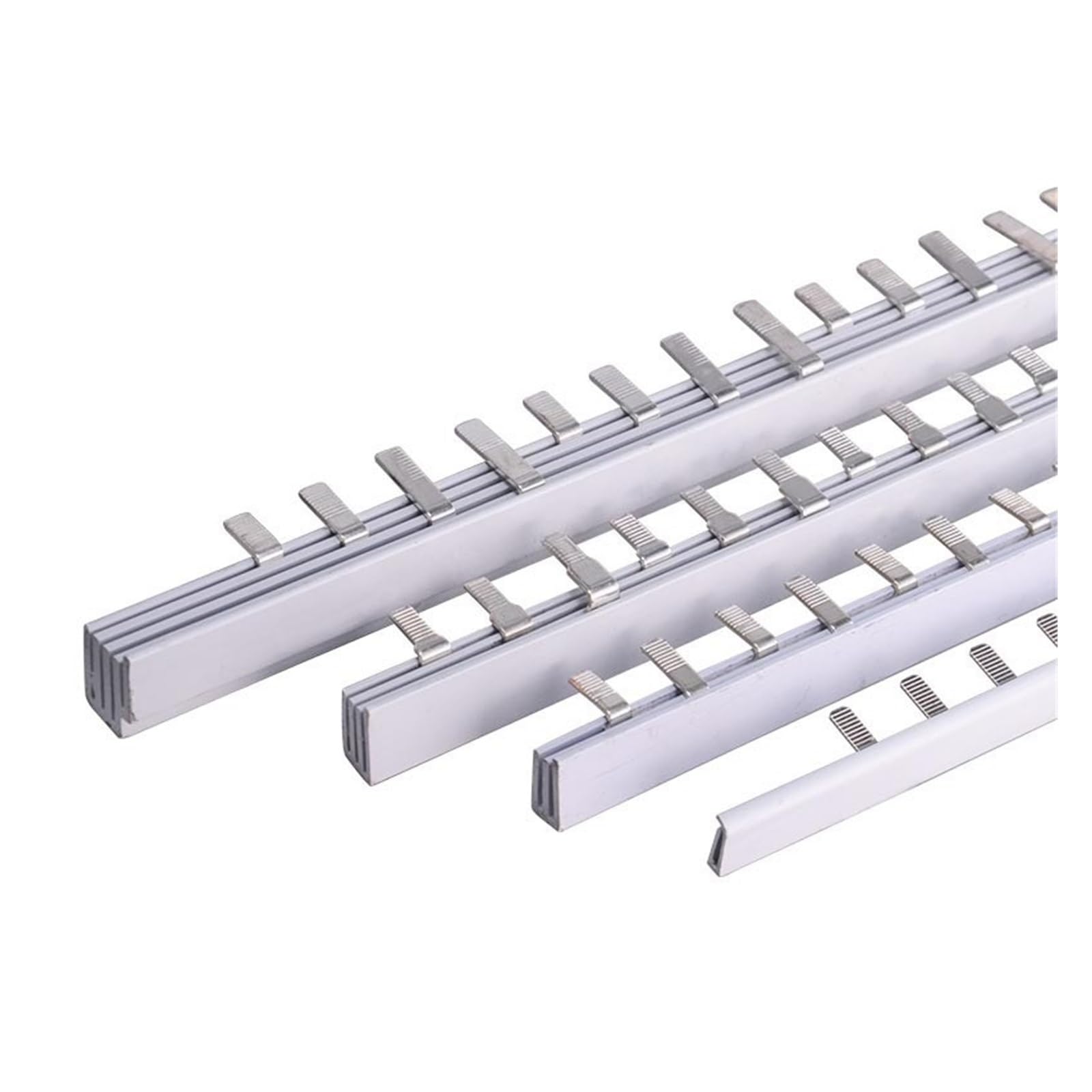 Barra colectora de cobre 1P 63A para interruptor C45 y disyuntores de carril DIN 2