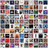 Poster musicali unici da 12,5 x 12,5 cm conservano le copertine degli album in modo autentico senza tagliare alcuna parte.