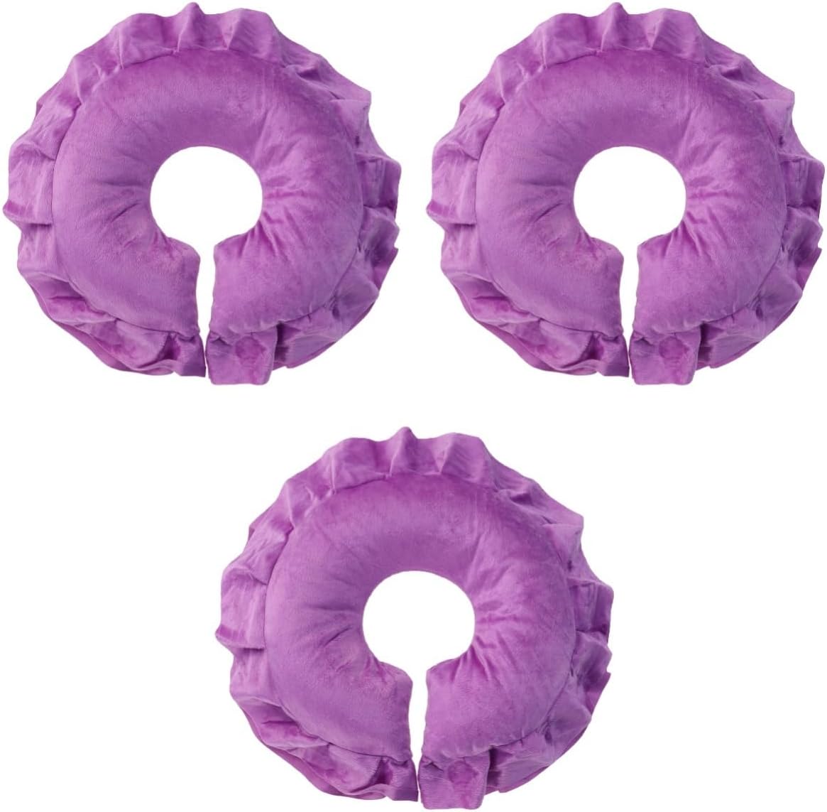 3pcs Cotton Face Pillow for Spa Beauty Salons Massage Pillow for Comfort
