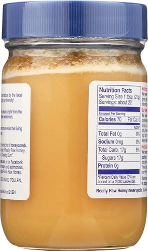 Miniatura 3 de Really Raw Miel, Miel, 1 lb (453 g) Really Raw Honey, Miel, 1 lb (453 g) - 2pcs