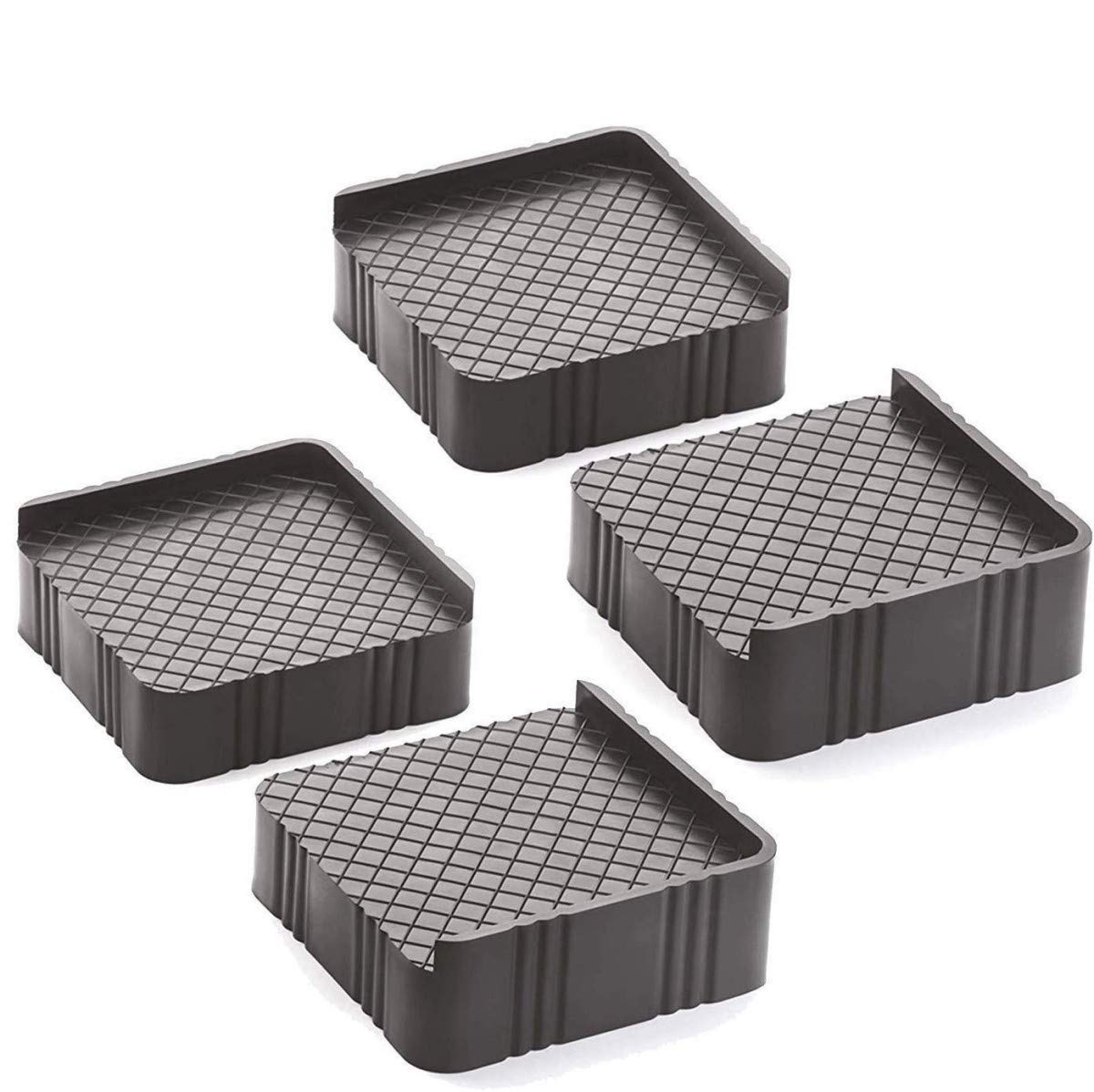 Xelix All in 1 Stand | 4-Pieces | Almirah | Wardrobe | Refrigerator Stand | Stand | Washing Machine | Furniture Base | Fridge Stands for Single and Double Door