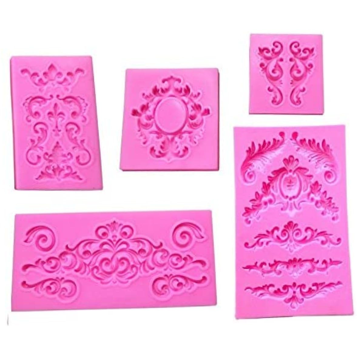 Moule silicone fioritures baroques pour sublimer vos cupcakes de fête