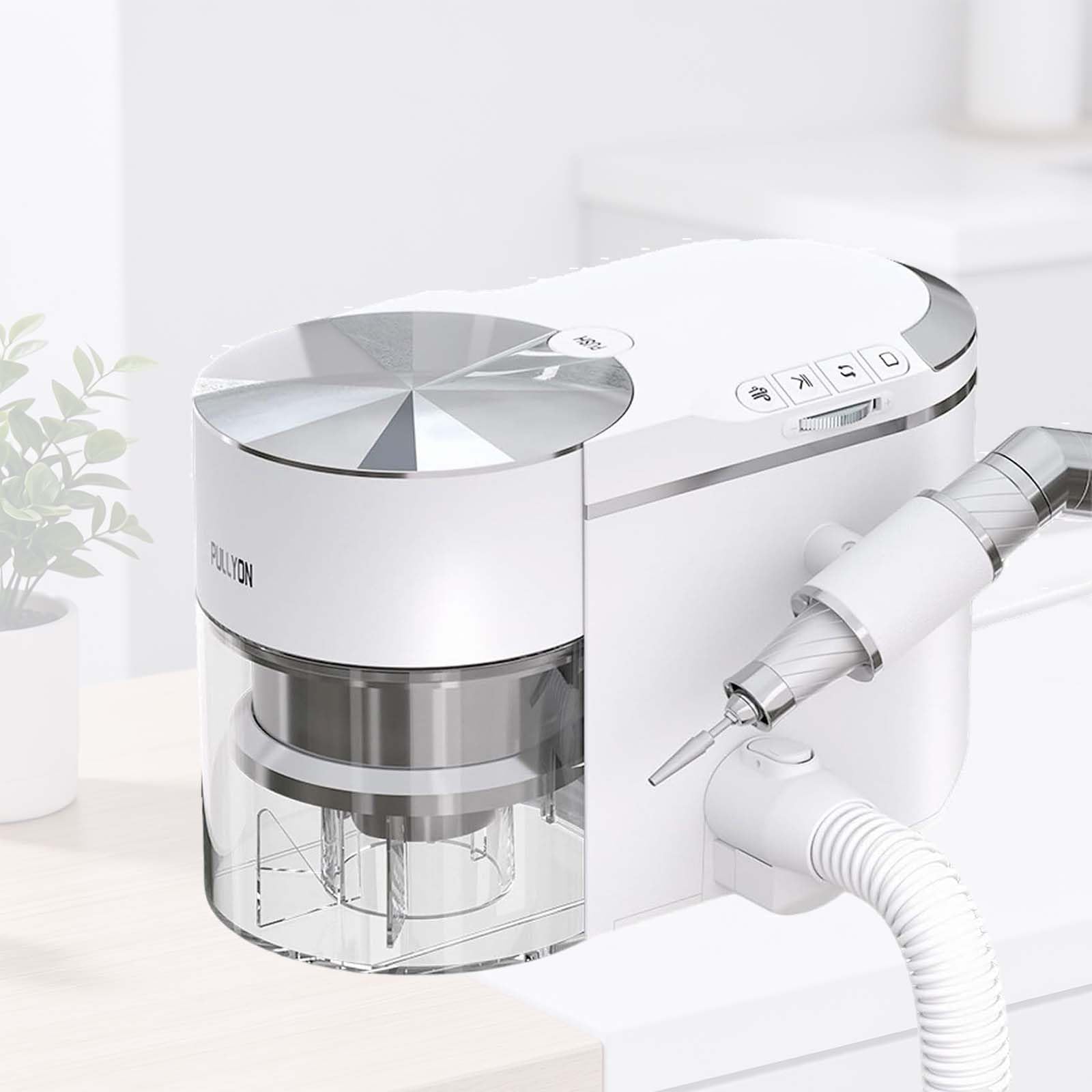 Taladro EléCtrico para UñAs 2-En-1 con Aspirador de Polvo