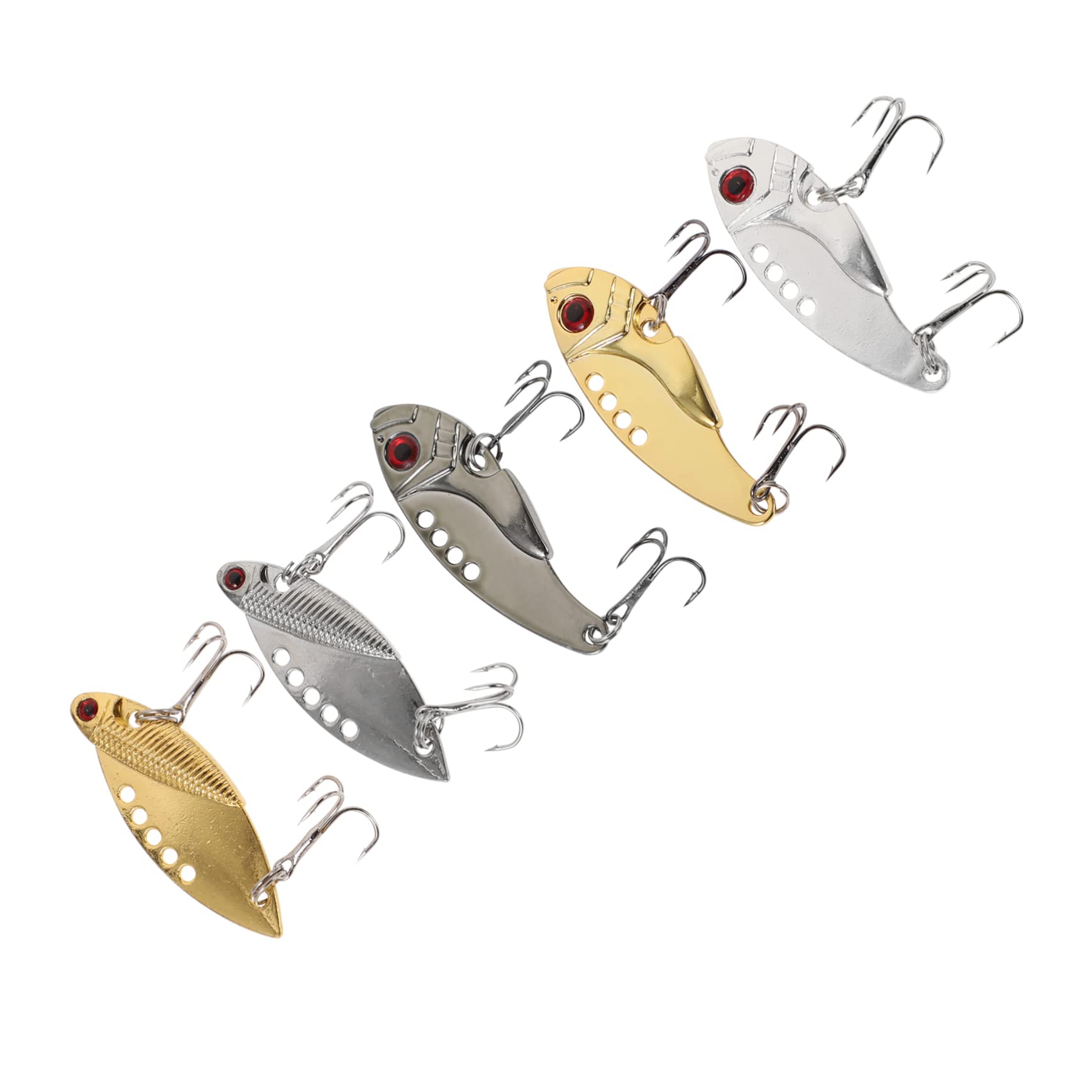 ibasenice Cebo De Cuchara De Pesca Cargando Gancho Juego De Señuelos De Pesca Abordar Señuelo De Peces Señuelo De Pesca Señuelo Cebo Desechos Acero Inoxidable