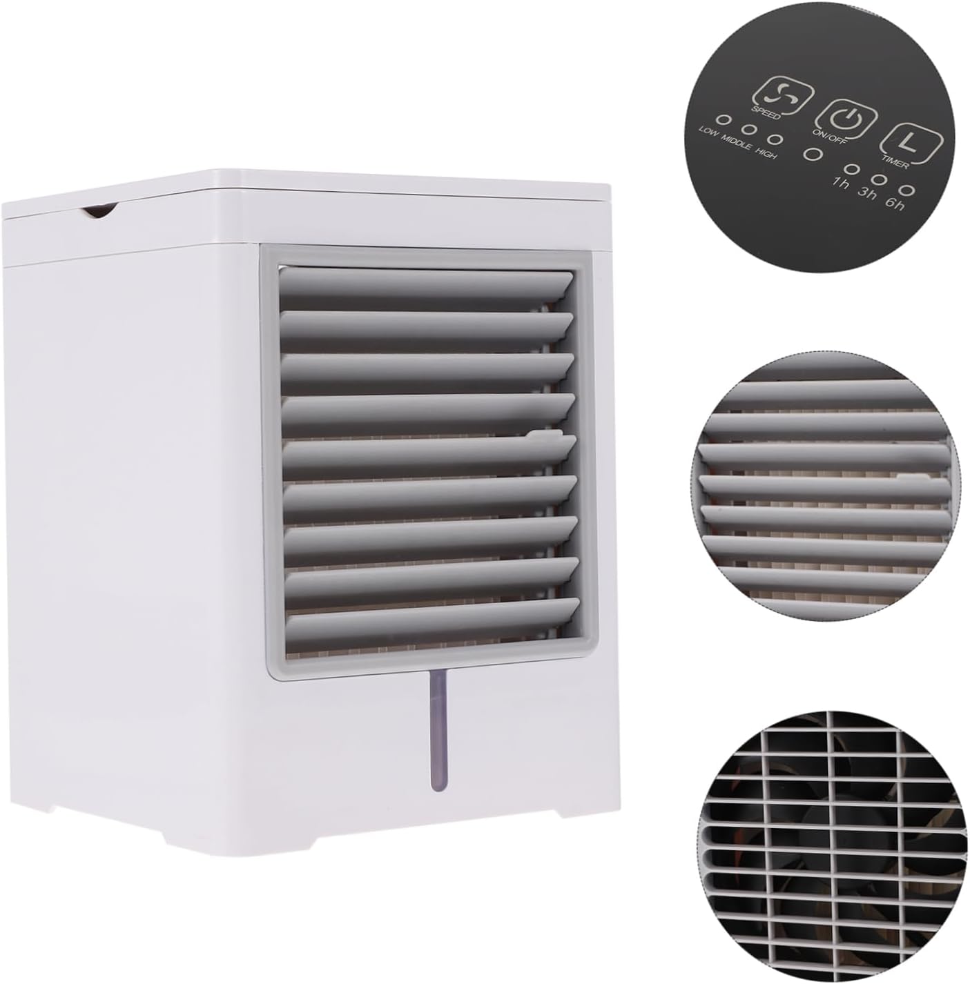 1set Mini Conditioner Fan Usb Desktop Cooler for Home Office Quick Cooling Water Tank Energy Efficient Air Cooler for Personal Use