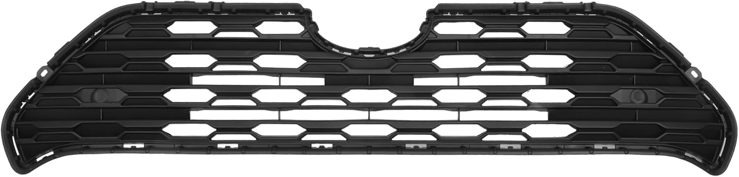 X AUTOHAUX No.531120R120 Front Upper Hood Bumper Grille Grill for Toyota RAV4 2019-2022 Front Upper Bumper Kidney Grille Grill Black