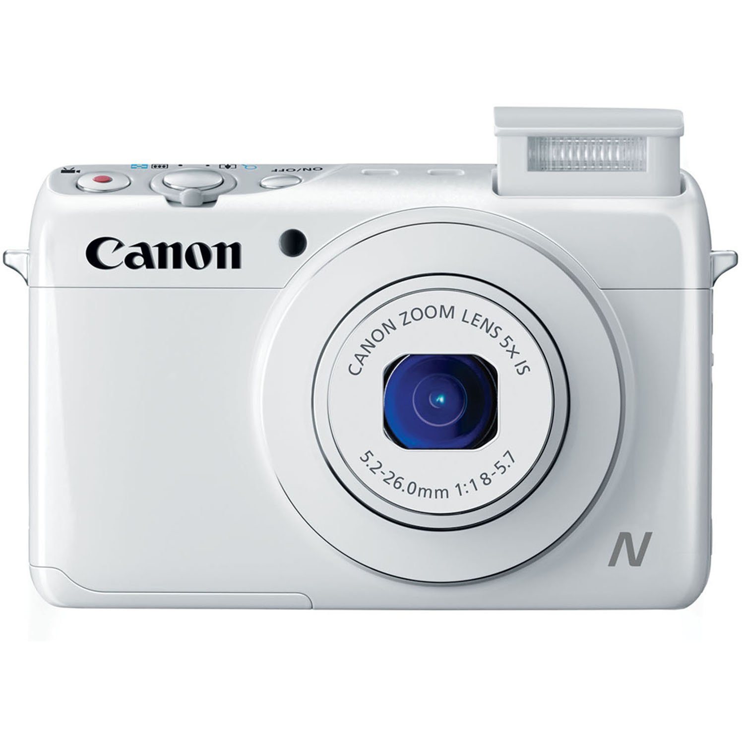 Amazon.com: Canon PowerShot N100 HS 12.1MP 數位相機- Wi-Fi 啟用