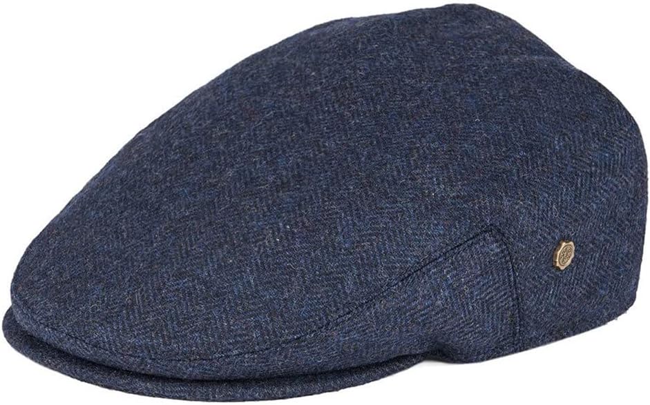 Tweed Herringbone Cap for Mens Women Beret Cabbie Driver Hat Golf Ivy Flat Hats
