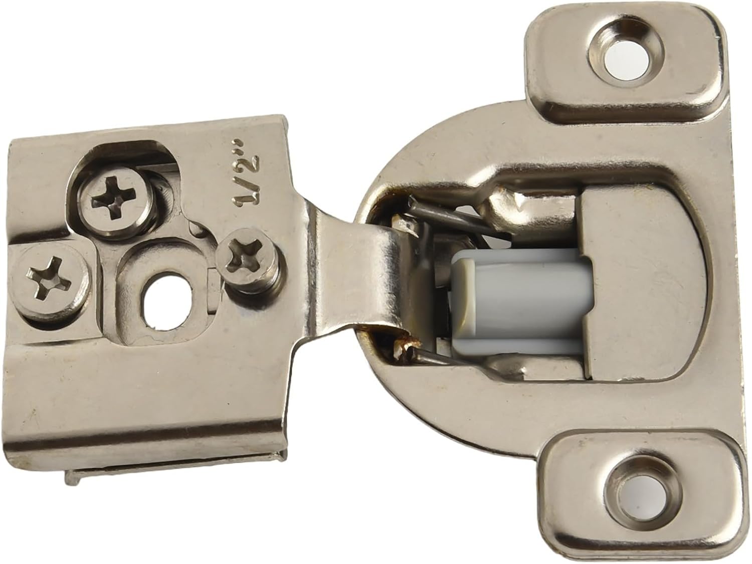 Enhance Your For Kitchen Cabinets with Soft Closing Hinges, and Adjust, Premium Stainless Steel Construction, Efficient Door Closing, (1/2inch)