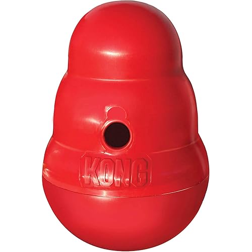 KONG - Wobbler - Interactive Treat Dispensing Dog Toy, Dishwasher Safe
